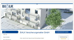 Desktop Screenshot of bialk-versicherungsmakler.de